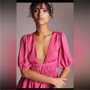 Anthropologie Dolan Pink Top